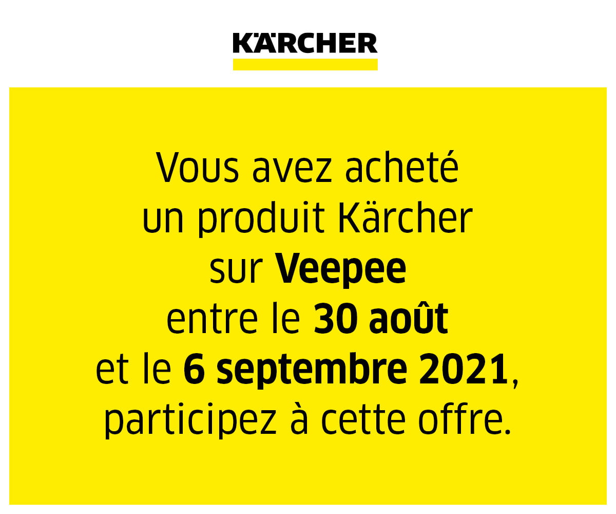 « ODR Veepee x Kärcher du 30/08/2021 au 06/09/2021 » 
